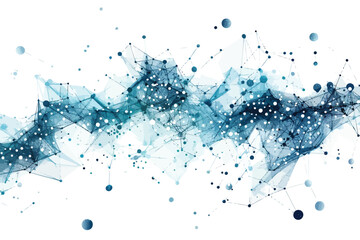 Wall Mural - ai neural network visualization isolated