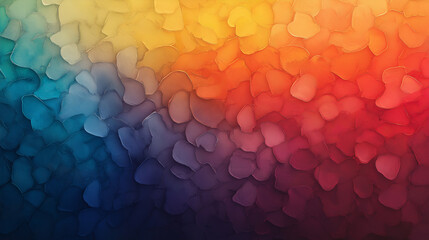 Poster - A colorful background with a lot of different colors and shapes