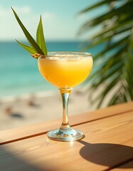 cocktail on the beach