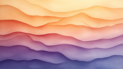 Wall Mural - A colorful mountain range with purple and blue peaks