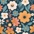 © zeroth - seamless pattern with flowers