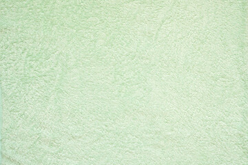 Wall Mural - Green fluffy towel fabric soft texture background