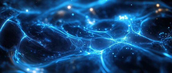 Futuristic plexus glowing technology background.