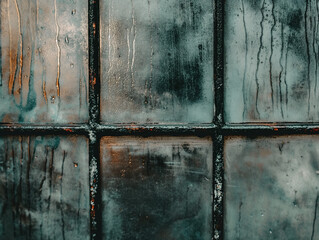 Canvas Print - Glass Window Texture