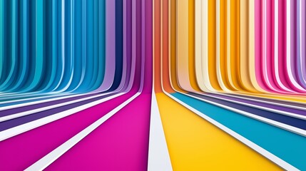 Poster - A colorful, multi-colored image with a white background. The colors are bright and vibrant, creating a sense of energy and excitement. The image could be used for a variety of purposes