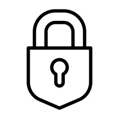 Fototapete - Lock icon