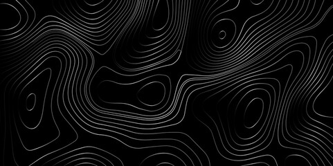 Wall Mural - abstract light pattern vector illustration. topographic map background concept. vibrant neon lights 
