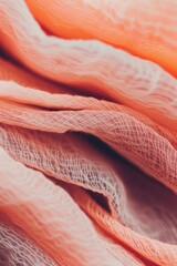 Aufkleber - Soft textured fabric draped elegantly against a solid color background