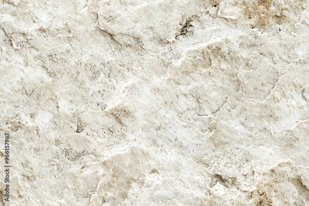 Textured limestone stone surface with a light beige and white color ...