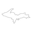 © mark1987 - Michigan Upper Peninsula Map