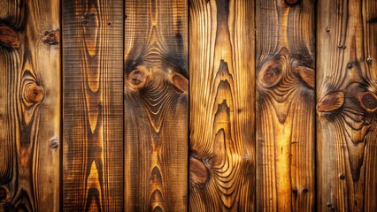 Poster - Close-up details of rustic wood textures