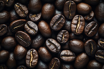 background of coffee beans.