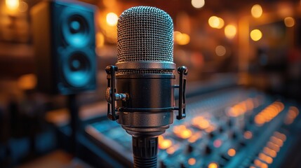 Microphone, Engaging Live Podcast Recording Session