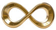 © Rawpixel.com - PNG Golden infinity symbol sculpture