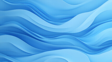 Wall Mural - A beautiful blue background with gentle, flowing waves. Perfect for using as wallpaper, a banner, or a poster.