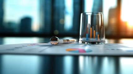 Wall Mural - A board of directors gathers in a formal setting, reviewing a business proposal and making strategic decisions for the company.