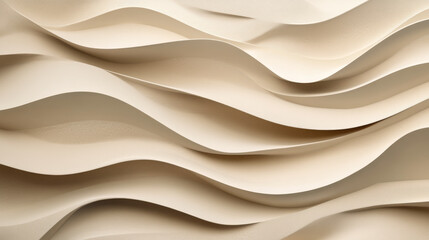 Poster - This design features stylish waves made of sand, perfect for a modern look. It's great for backgrounds, ads, or posters.