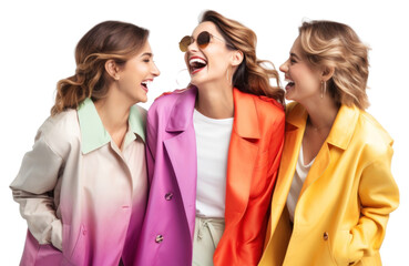 Canvas Print - PNG Coat laughing fashion adult.