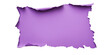 © Jane - Ripped purple paper isolated on transparent background