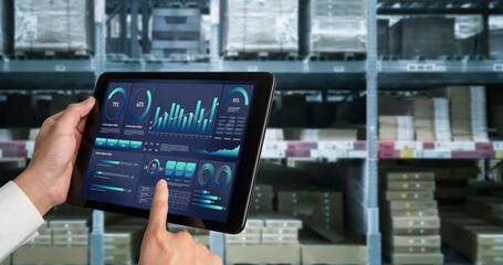 Poster - business data dashboard provide business intelligence analytic for marketing strategy planning snugl