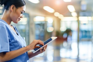 Researching news on a specific disease Shot of two medical practitioners using a digital tablet together in a hospital