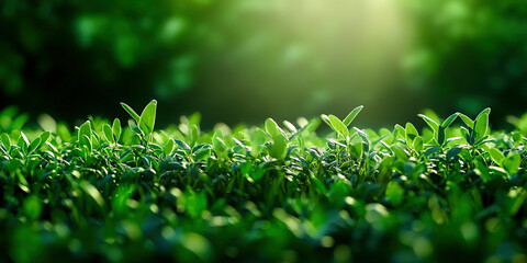 Poster - Summer green garden