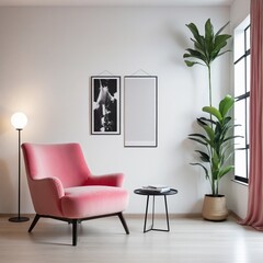 Poster - modern living room interior