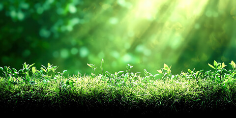 Poster - Summer green garden