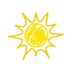 Wall Mural - cute hand drawn icon. summer design. vector illustration
