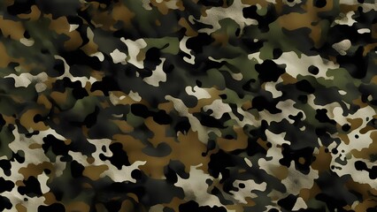 Sticker - 
military camouflage background, army texture