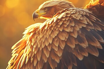 Poster - golden eagle portrait