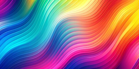 Wall Mural - Curvy Gradient Lines Abstract Background, Abstract , Background , Gradient