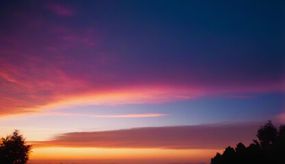 Wall Mural - vibrant cinematic sky