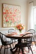 © ArtCookStudio - Elegant dining room featuring a wooden table and stylish chairs in a modern home setting