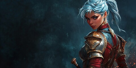 Wall Mural - A character from the game. Website header or desktop wallpaper