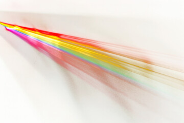 Vibrant rainbow  beam  png light overlay effect, transparent background