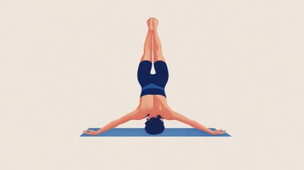 yoga position illustration 