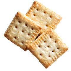 biscuits isolated on transparent background Generative Ai.