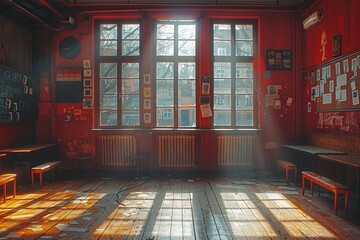 Sticker - Sunbeams In An Empty Room