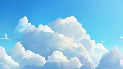 Wall Mural - cartoon sky background