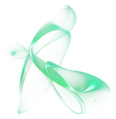 Sticker - PNG Abstract shape light green technology.