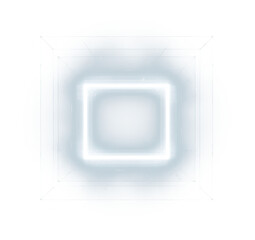 Canvas Print - PNG Square shape light backgrounds technology.