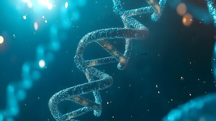 Aufkleber - Close up of Genetic Markers Tracing the Evolutionary Journey of Humanity