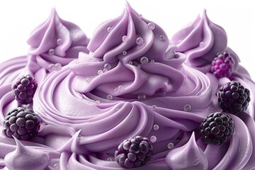 Sticker - Purple Frosting with Blackberries