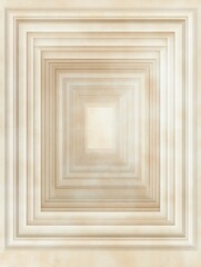 Poster - Abstract Beige Square Frame.