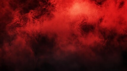 Mystical red smoke or fog texture background. Atmospheric and dramatic red mist design, perfect for Halloween or spooky themes.