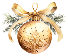 Sticker - PNG Christmas Ornament christmas christmas ornament white background.