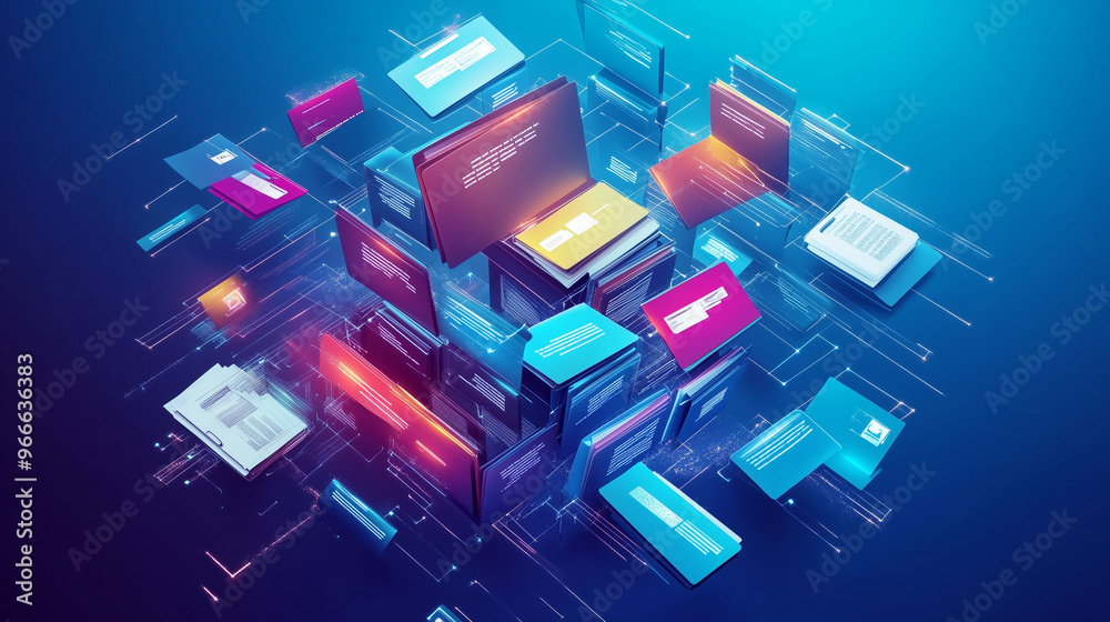 Document management system concept, software system for managing ...