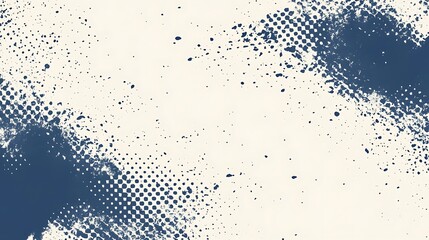 Aufkleber - Abstract Blue and White Spatter Pattern