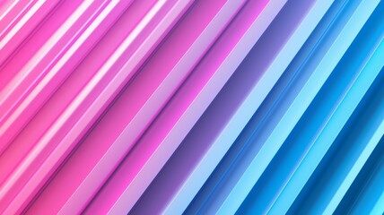 Wall Mural - A blue, pink, and purple striped background with a white line